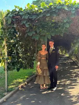 Zimmermann Pleated Bodice and Tiered Skirt Set in Olive Size 2 for rent on The Volte - image 4