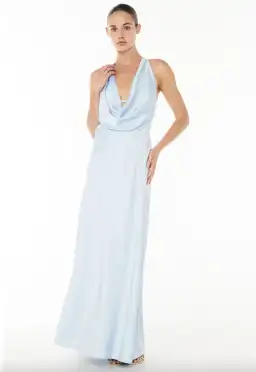 Manning Cartell Charmed Cowl Slip Dress Dove Blue size 10 for rent on The Volte - image 1