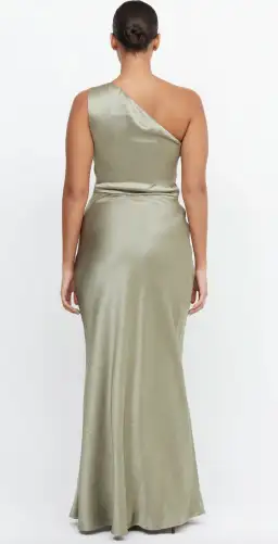 Bec & Bridge The Dreamer Asym Dress Sage Size 8 for rent on The Volte - image 2