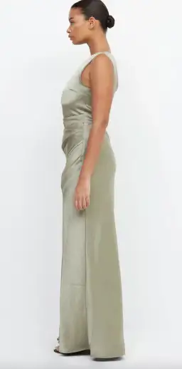 Bec & Bridge The Dreamer Asym Dress Sage Size 8 for rent on The Volte - image 3