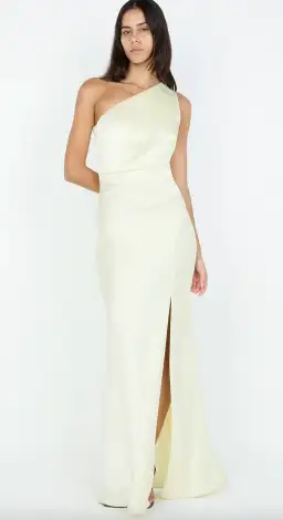 Bec & Bridge The Dreamer Asym Dress Ice Yellow Size 10 for rent on The Volte - image 1