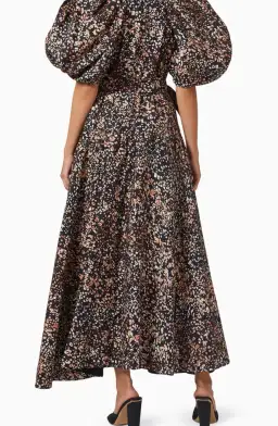 Acler Warner Wild Spot Print Maxi Dress  for rent on The Volte - image 2