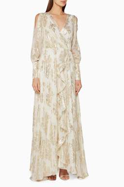 We are Kindred Lotus Maxi Dress Print Size 10