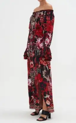 Camilla Drop Shoulder Split Dress Sisterhood Of The Rose Size S (10) for rent on The Volte - image 2
