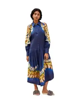 Alemais MARTINE SHIRTDRESS Navy Size 8