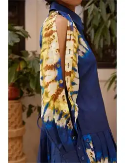 Alemais MARTINE SHIRTDRESS Navy Size 8