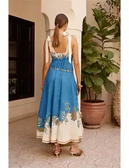 Alemais LUDA BALLET SUNDRESS Blue Size 10 for rent on The Volte - image 3