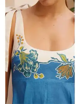 Alemais LUDA BALLET SUNDRESS Blue Size 10 for rent on The Volte - image 4