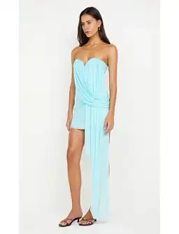 Bec Bridge DANKA STRAPLESS MINI DRESS Blue Size 10