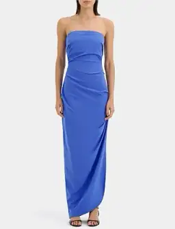 Sir The Label Sol Strapless Gown Cobalt Size 2