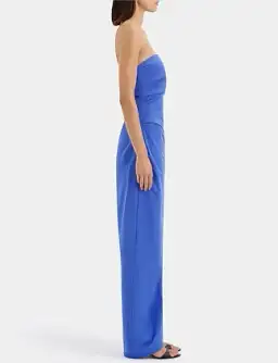 Sir The Label Sol Strapless Gown Cobalt Size 2