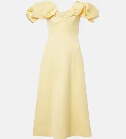 Leo Lin yellow Annie midi dress - Size 14 for rent on The Volte - image 3
