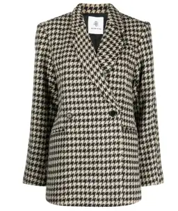 ANINE BING Kaia houndstooth double-breasted blazer for rent on The Volte - image 1