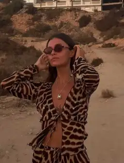 RAT & BOA Reno Blouse & Luma Skirt Leopard Size Small Best fits AU6-10 for rent on The Volte - image 3