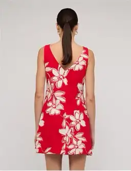 Staple The Label ELARA MINI DRESS Red Size 16