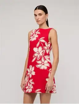 Staple The Label ELARA MINI DRESS Red Size 16