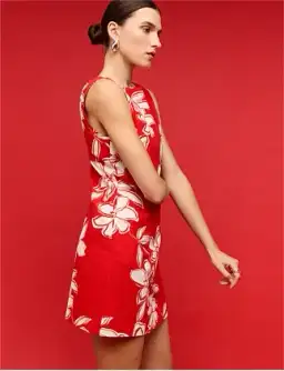 Staple The Label ELARA MINI DRESS Red Size 16