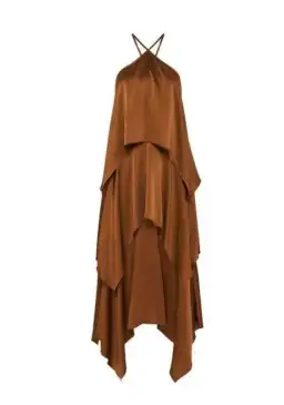 Sass & Bide Brown Sugar Silk Slip Dress Brown Size 10 for rent on The Volte - image 3