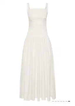 Aje Star Midi dress white size 4 for rent on The Volte - image 3