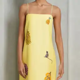 ALEMAIS Diamond Dancer Midi Dress Yellow 10 for rent on The Volte - image 10