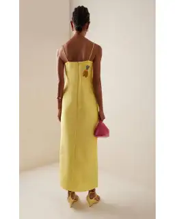 ALEMAIS Diamond Dancer Midi Dress Yellow 10 for rent on The Volte - image 7