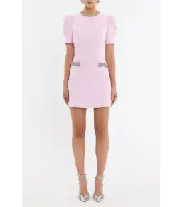 Rebecca Vallance Nemy Mini Dress Pink Size AU 8 for rent on The Volte - image 1
