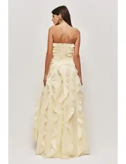 Aje Allairie Gown Yellow Size 8