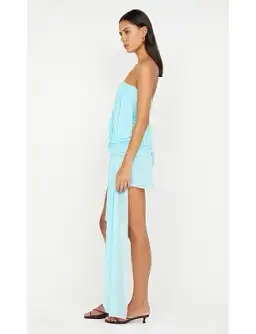 Bec Bridge DANKA STRAPLESS MINI DRESS Turquoise Size 8