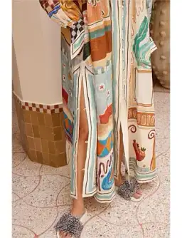 Alemais MICHELLE SHIRTDRESS Multi Size 8 for rent on The Volte - image 6