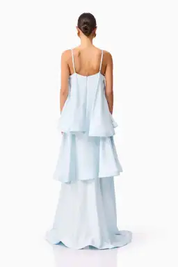 Elliatt Tilly Tiered Maxi Dress Blue Size S / AU 8-10 for rent on The Volte - image 3