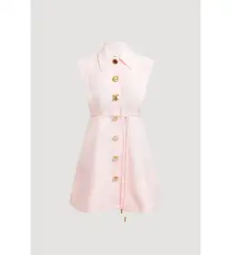 Aje Sacha Mini Dress Pastel Pink Size AU 10 for rent on The Volte - image 6