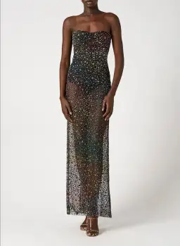 Scanlan Theodore Glitter Gown Size 6 for rent on The Volte - image 4