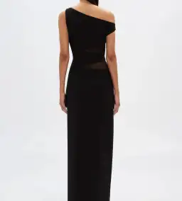 Misha Leni Twill Dress - Black - size 36 / S / AU8 for rent on The Volte - image 2