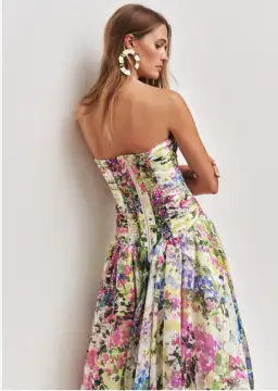 Aje Dahlia Maxi Gown in Lavandula Size 12 for rent on The Volte - image 4