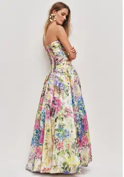 Aje Dahlia Maxi Gown in Lavandula Size 12 for rent on The Volte - image 3