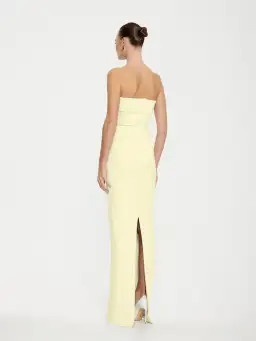 Effie Kats Monroe Gown in Lemon Size S / AU8 for rent on The Volte - image 2
