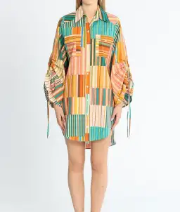 Alemais Sloane Stripe Shirt Dress  for rent on The Volte - image 3