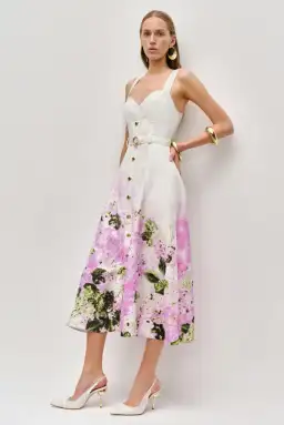 AJE Eartha Midi Dress size 8 for rent on The Volte - image 5