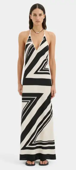 Sir Pietra V Neck Slip Dress Size 1 for rent on The Volte - image 1
