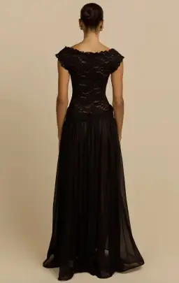 Arcina Ori, ARABELLA DRESS, black, Midi size 8 for rent on The Volte - image 2