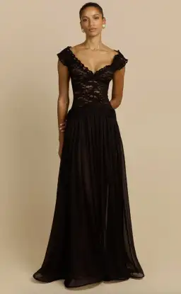 Arcina Ori, ARABELLA DRESS, black, Midi size 8 for rent on The Volte - image 1