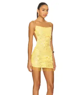 Jaded London Beaded Mesh Mirage Mini Dress in Size XS / AU 6 for rent on The Volte - image 2