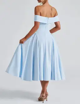 Baby Boo - Miranda MIDI Blue Dress AU size 12 for rent on The Volte - image 2