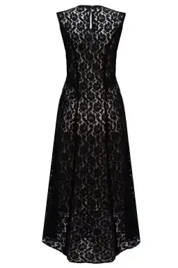 Lovaan Audrey Dress Cotton/Nylon Black Size 10 for rent on The Volte - image 5
