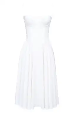 House of CB Samaria White Corset Midi Dress Size L+ Bigger Cup Size (D-E) for rent on The Volte - image 12