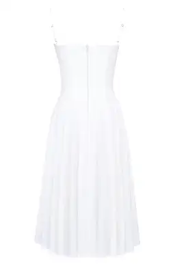 House of CB Samaria White Corset Midi Dress Size L+ Bigger Cup Size (D-E) for rent on The Volte - image 13