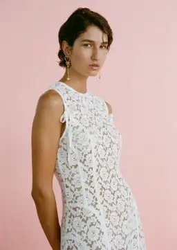 Lovaan Audrey Dress White Size 8 for rent on The Volte - image 2