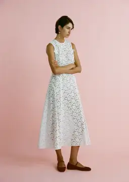 Lovaan Audrey Dress White Size 8 for rent on The Volte - image 4