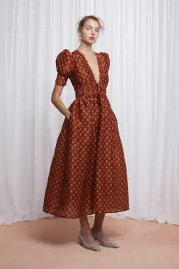 Lovaan Boehm Dress Auburn Rose Size 12 for rent on The Volte - image 3