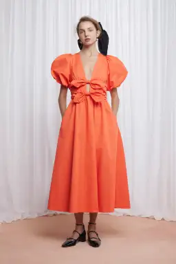 Lovaan Devon Dress Coral Size 12 for rent on The Volte - image 1